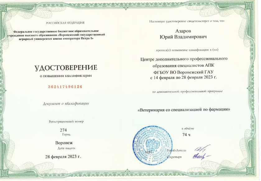 Документ или сертификат