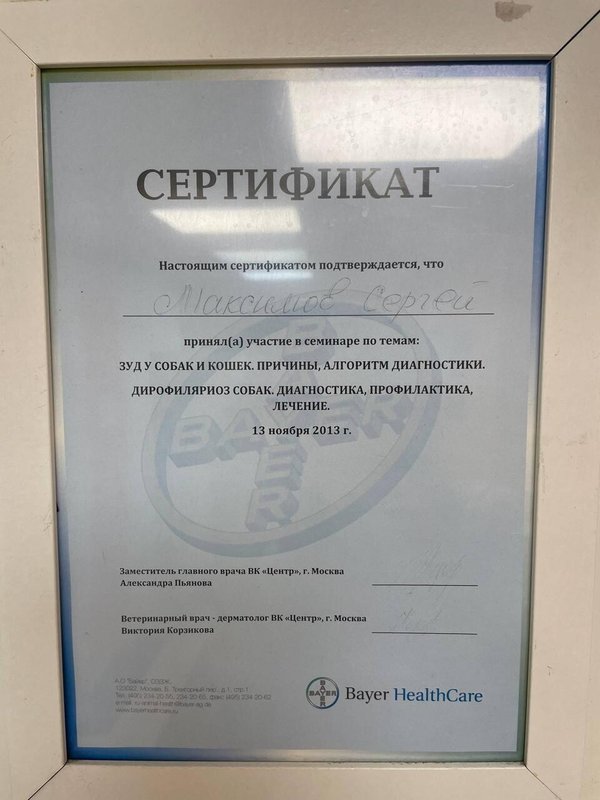 Документ или сертификат