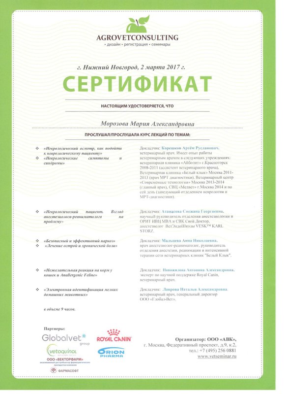 Документ или сертификат