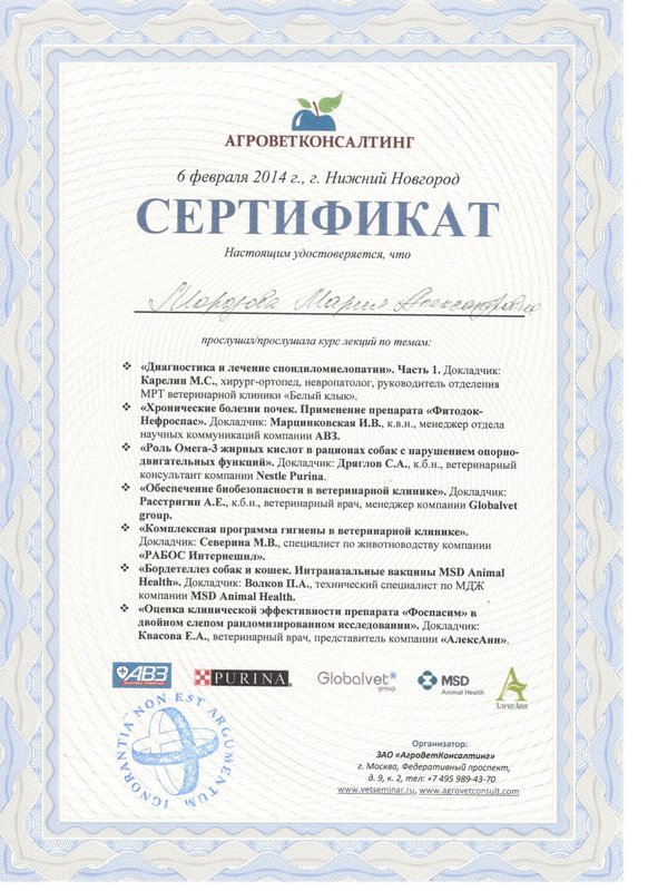 Документ или сертификат