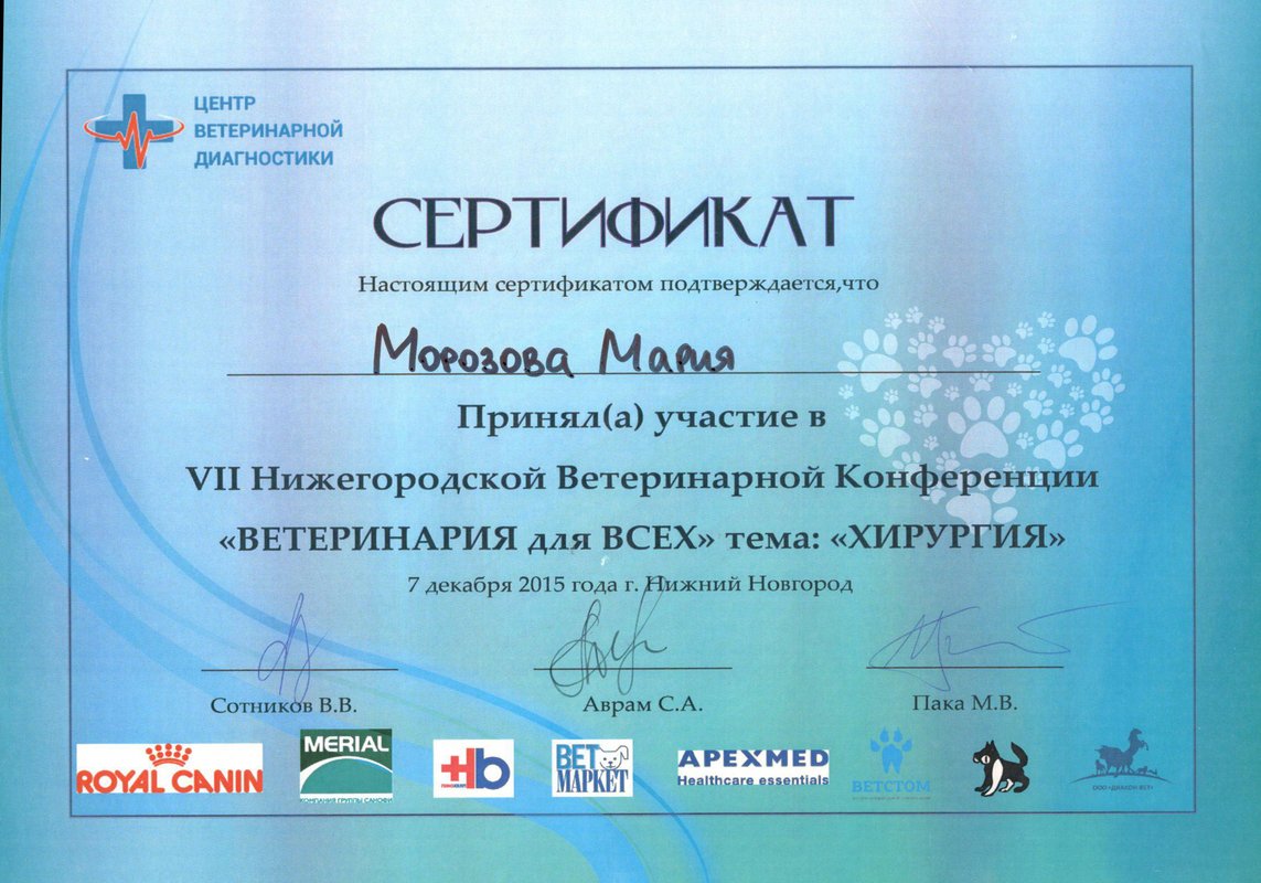 Документ или сертификат