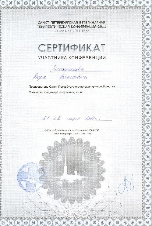 Документ или сертификат