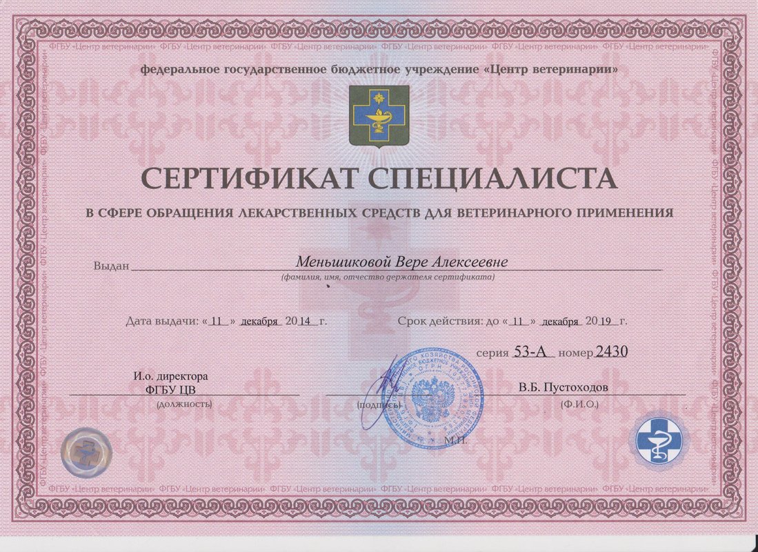 Документ или сертификат