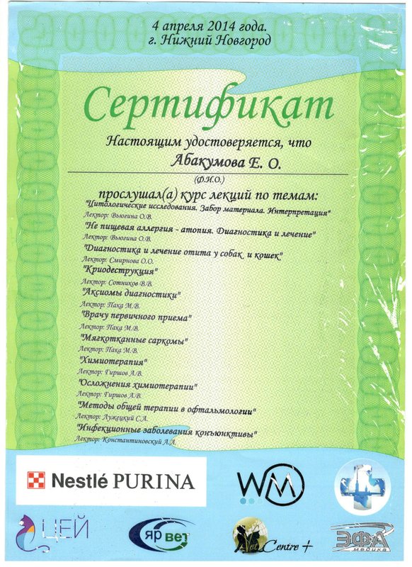 Документ или сертификат