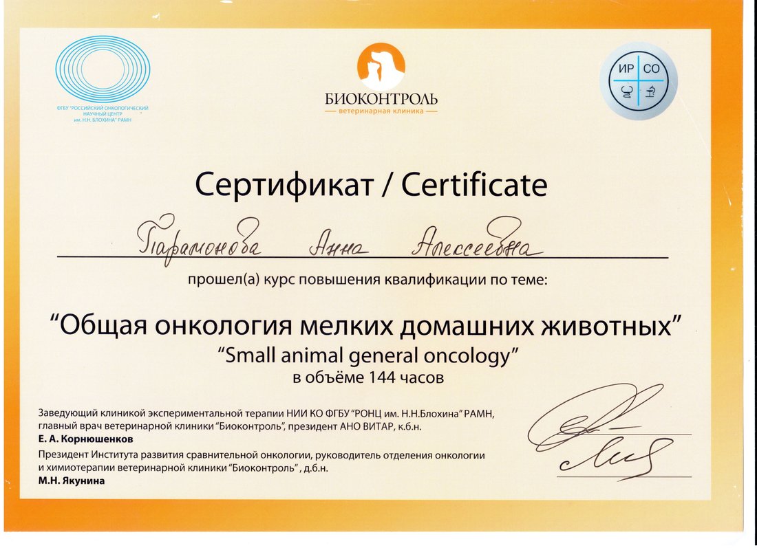 Документ или сертификат