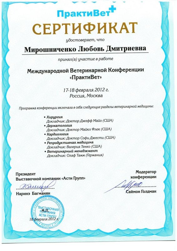 Документ или сертификат