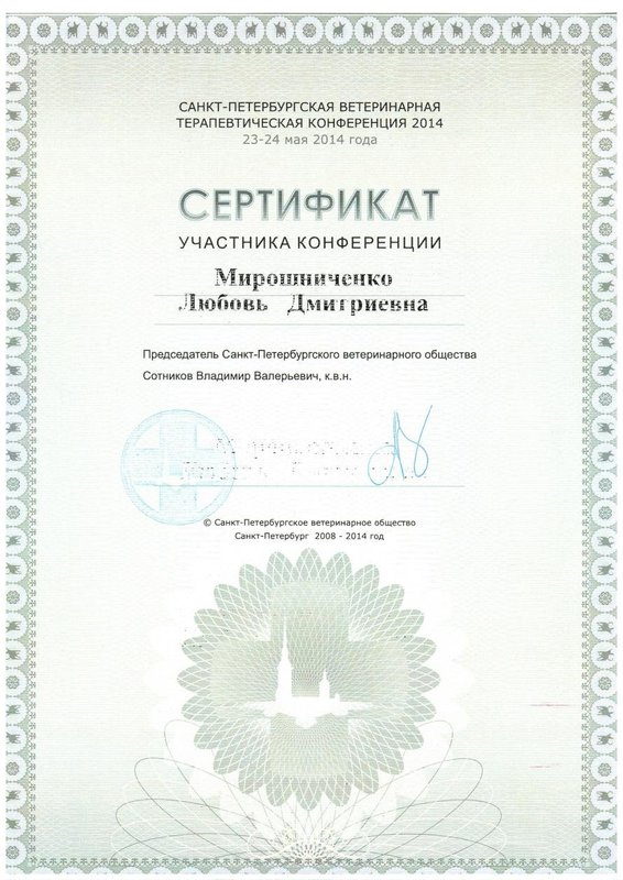 Документ или сертификат