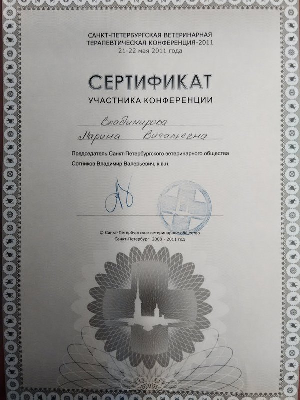 Документ или сертификат