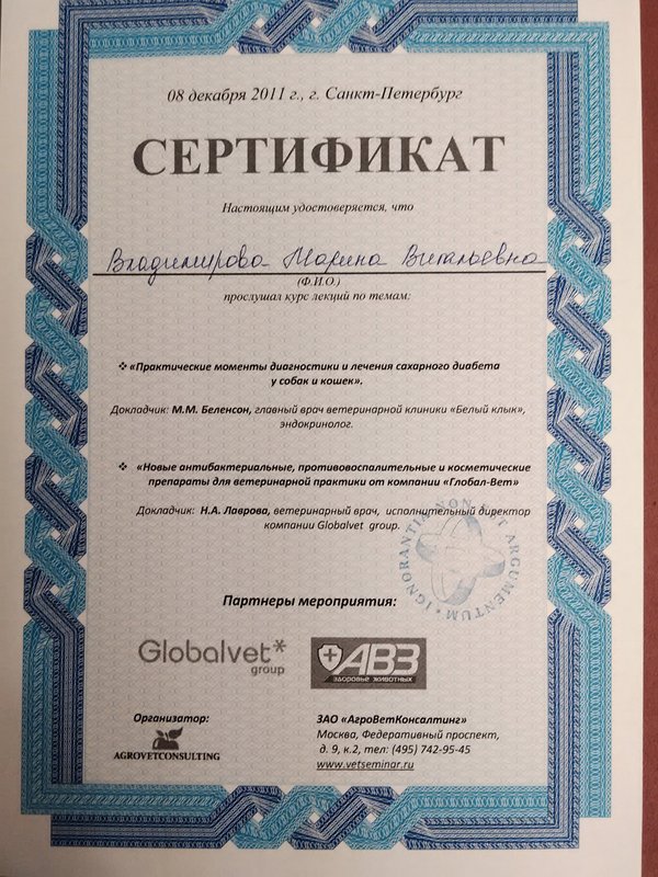 Документ или сертификат
