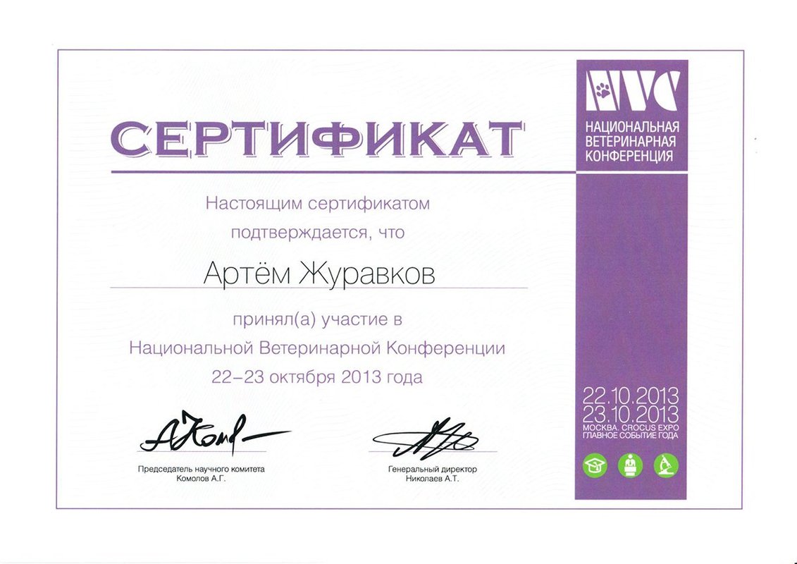 Документ или сертификат