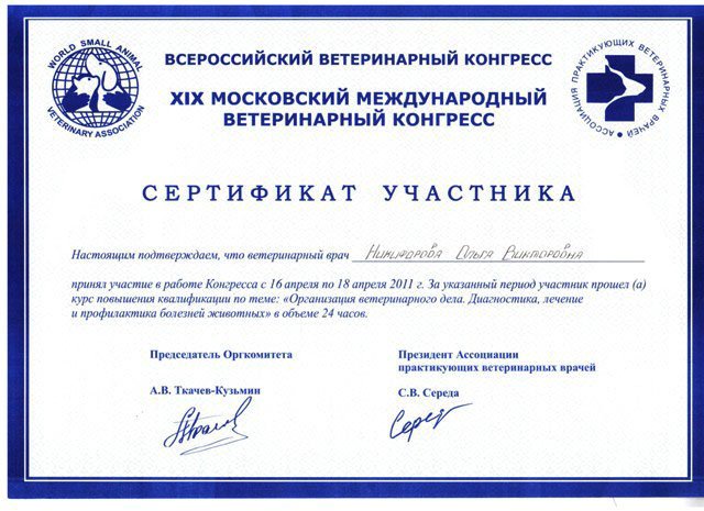 Документ или сертификат