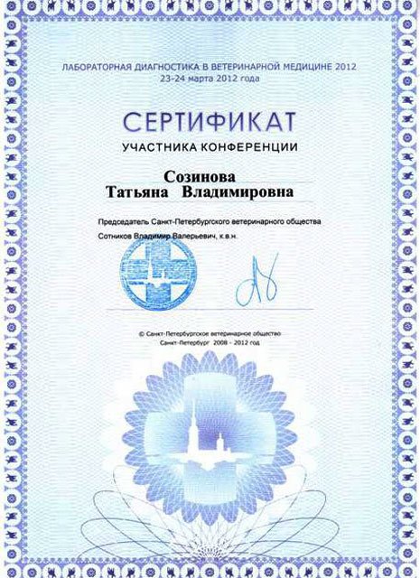 Документ или сертификат