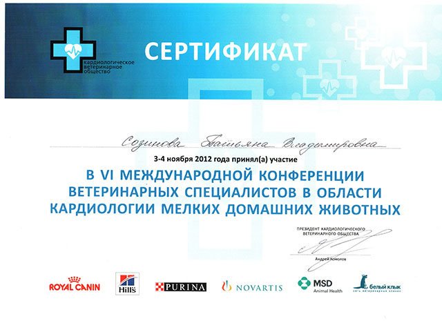 Документ или сертификат