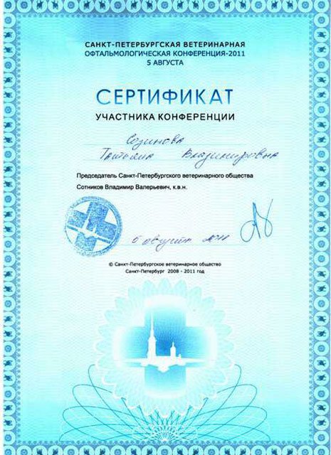 Документ или сертификат