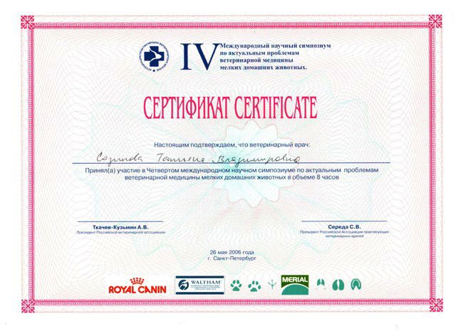 Документ или сертификат