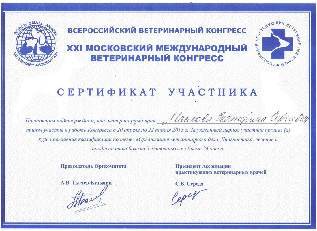 Документ или сертификат