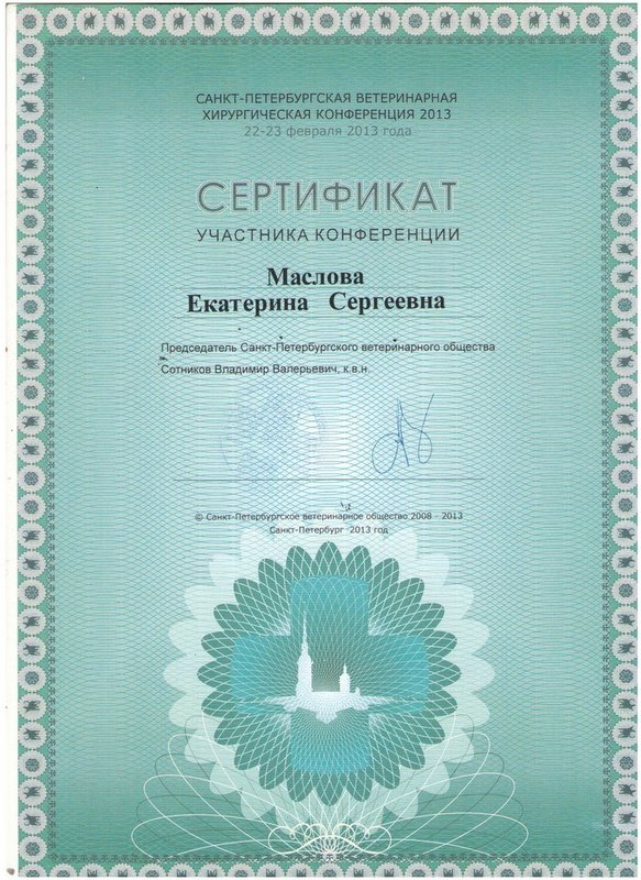 Документ или сертификат