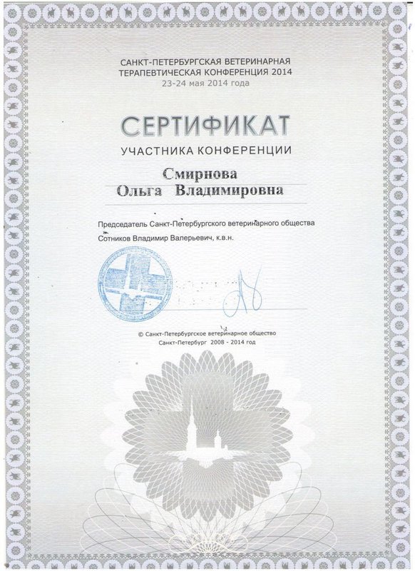 Документ или сертификат