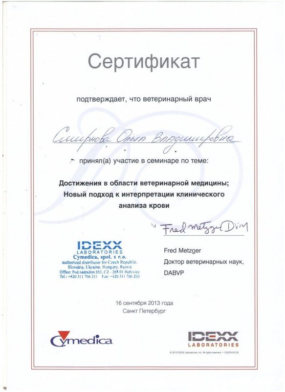 Документ или сертификат