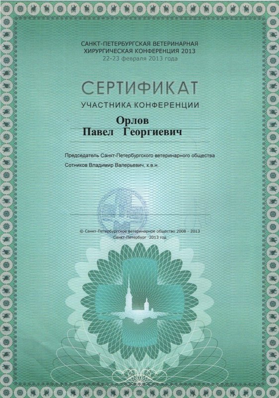 Документ или сертификат