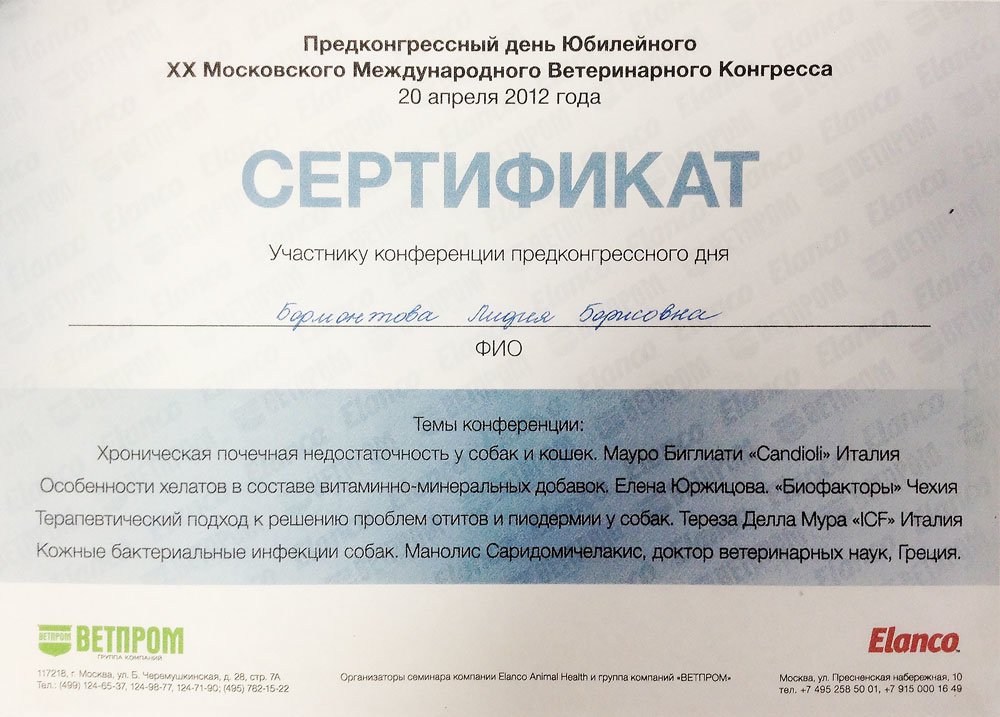 Документ или сертификат