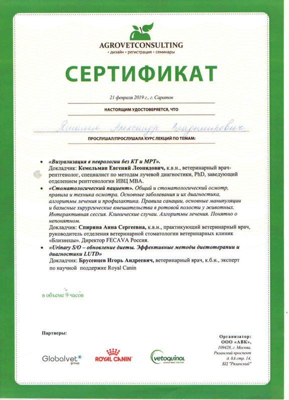 Документ или сертификат
