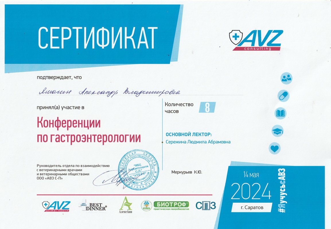 Документ или сертификат
