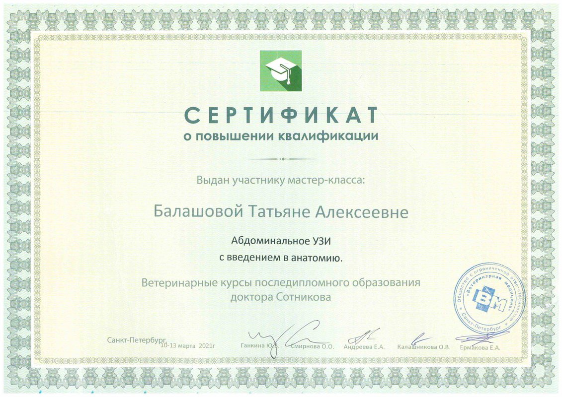 Документ или сертификат