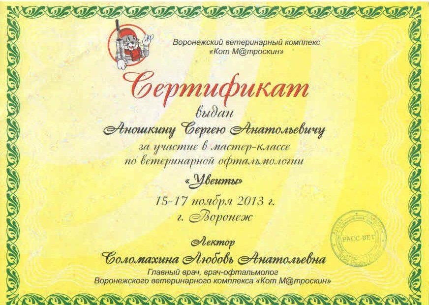 Документ или сертификат