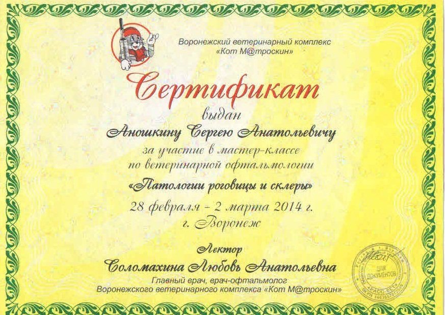 Документ или сертификат