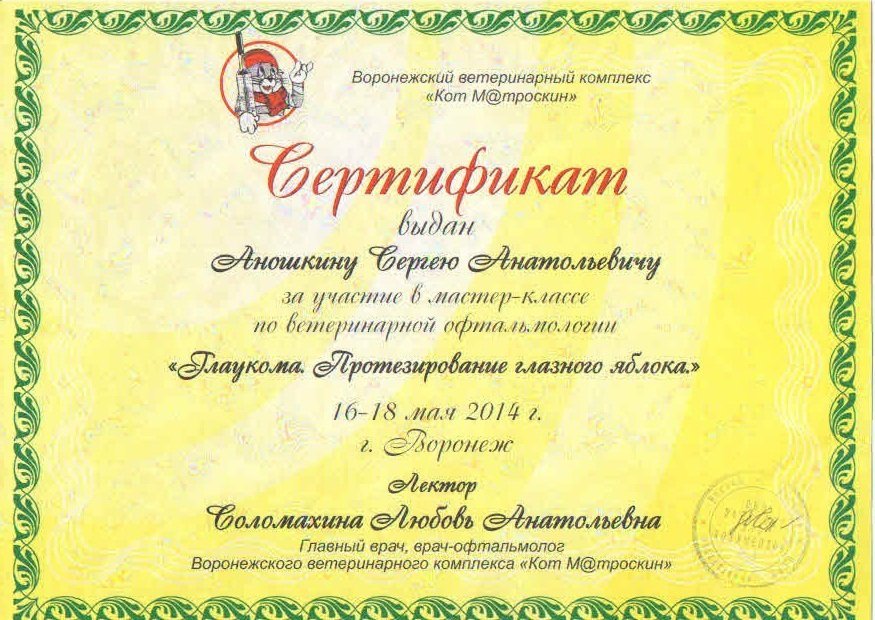 Документ или сертификат