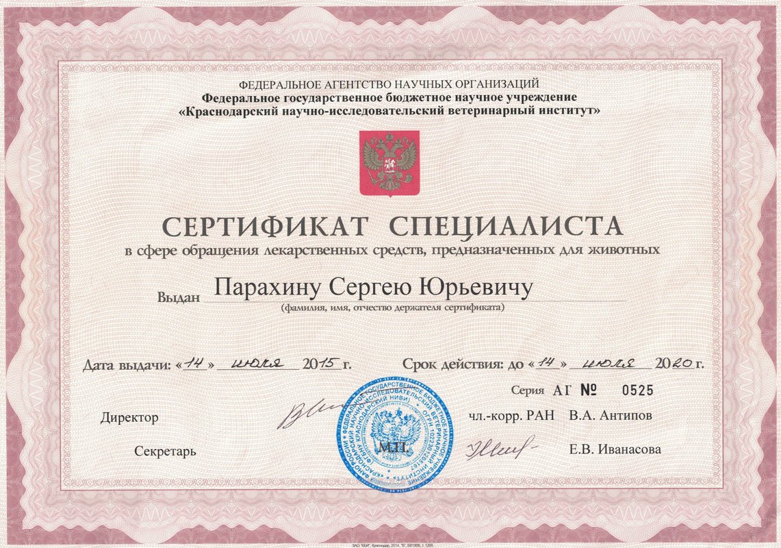 Документ или сертификат