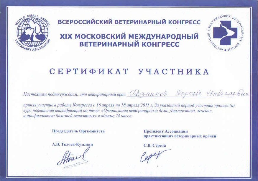 Документ или сертификат