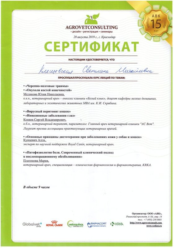 Документ или сертификат