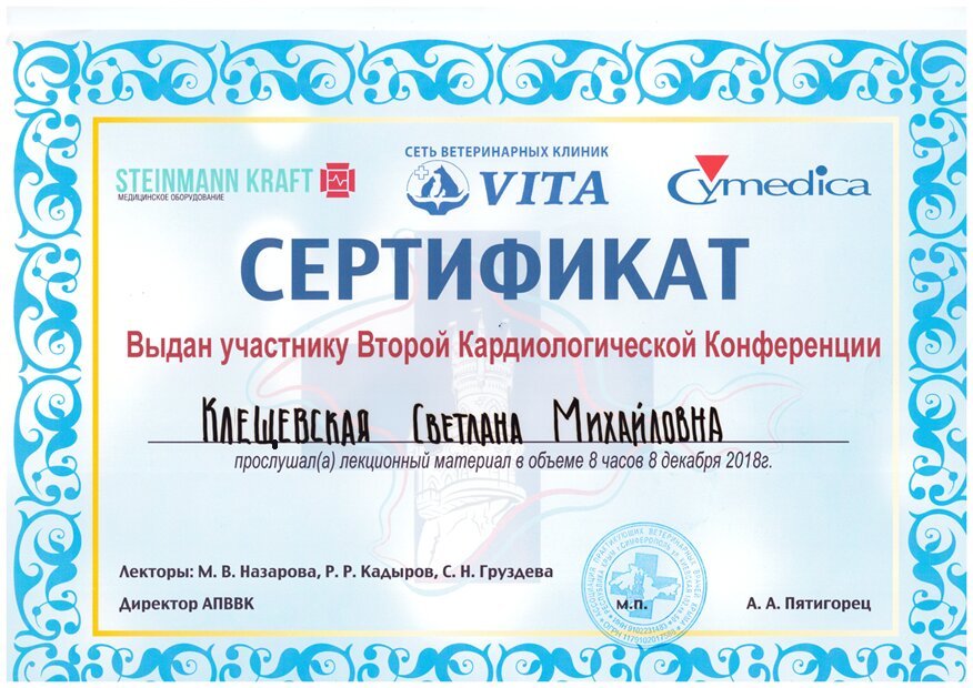 Документ или сертификат