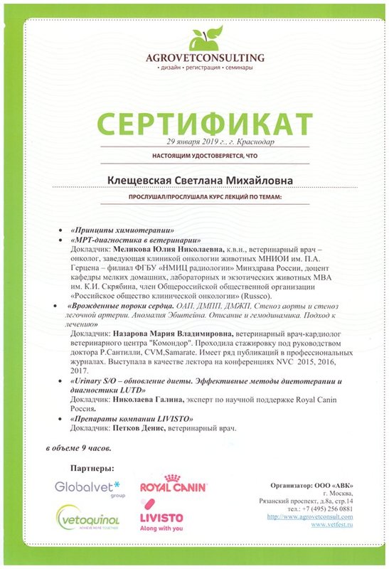 Документ или сертификат