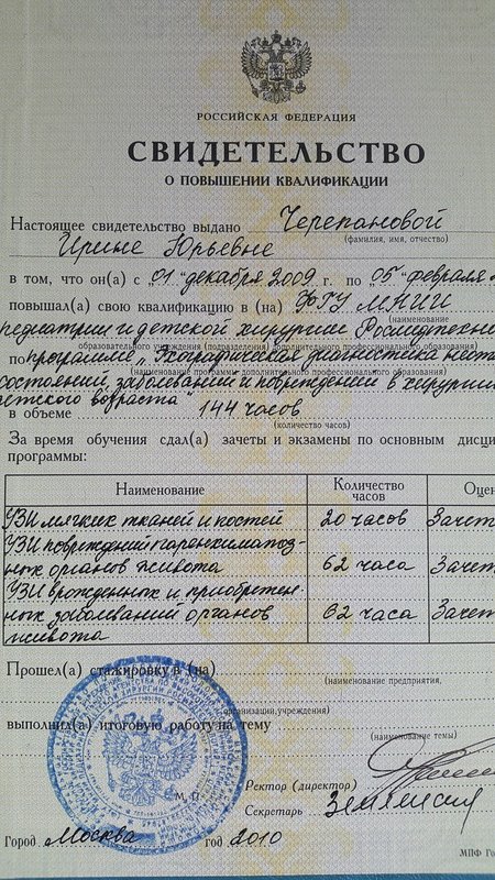 Документ или сертификат