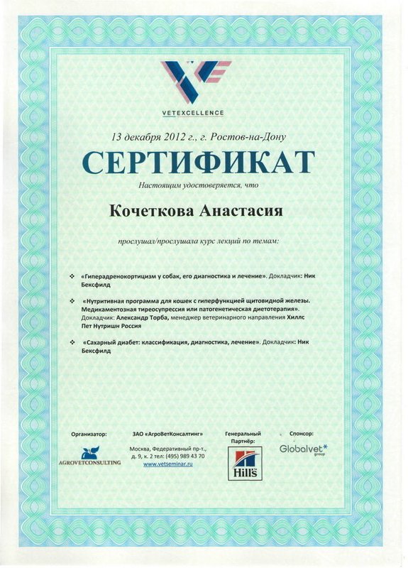 Документ или сертификат
