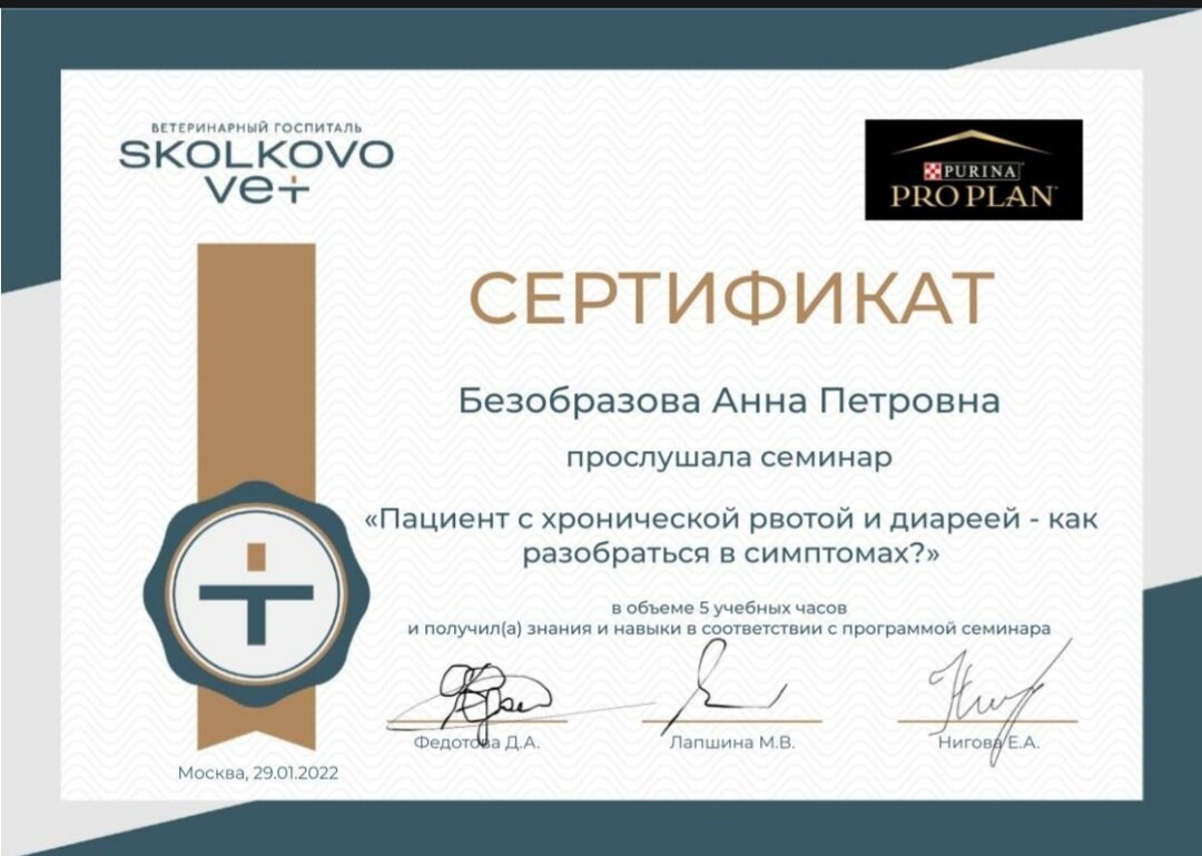 Документ или сертификат