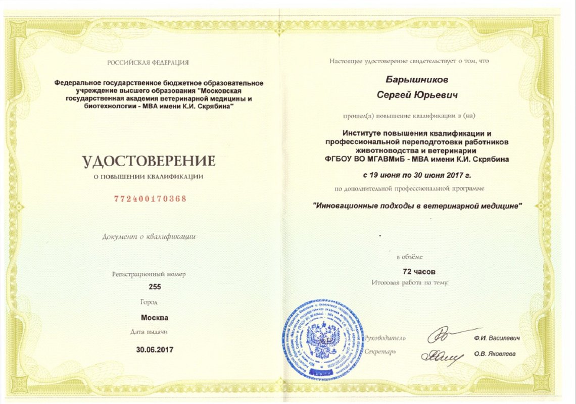 Документ или сертификат