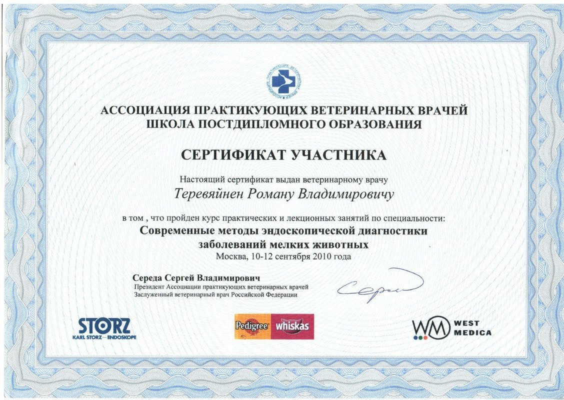 Документ или сертификат