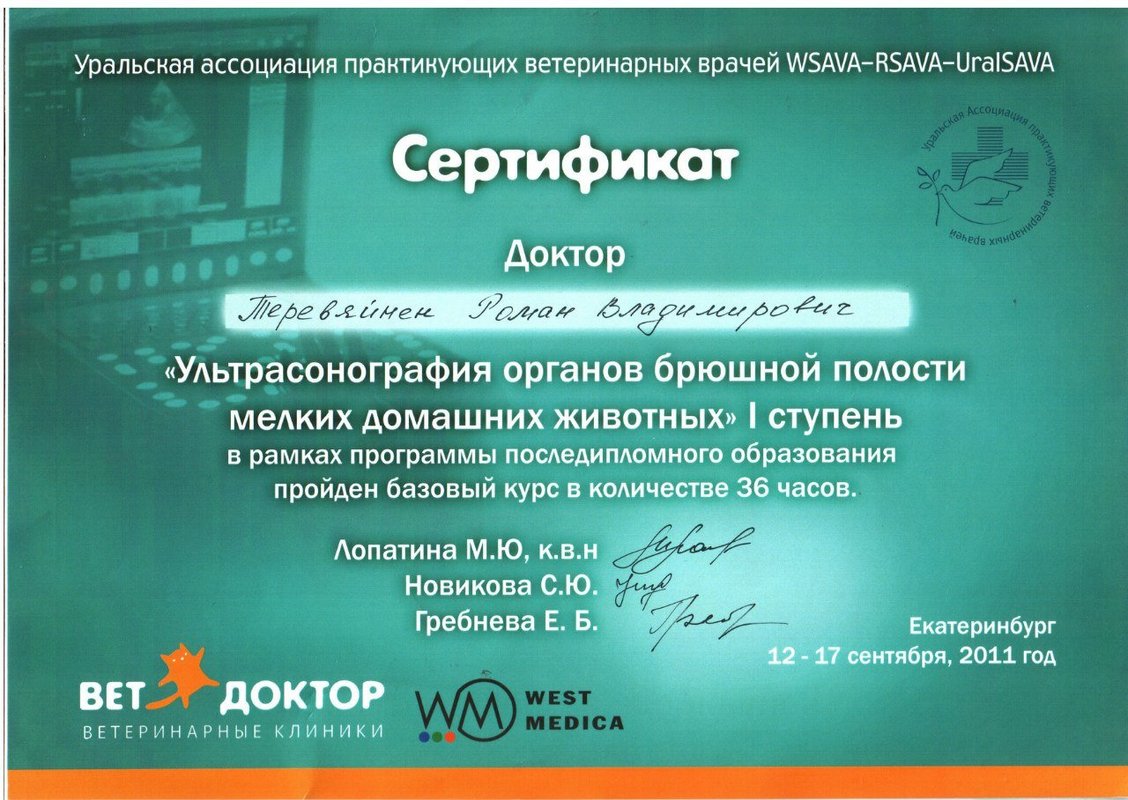 Документ или сертификат