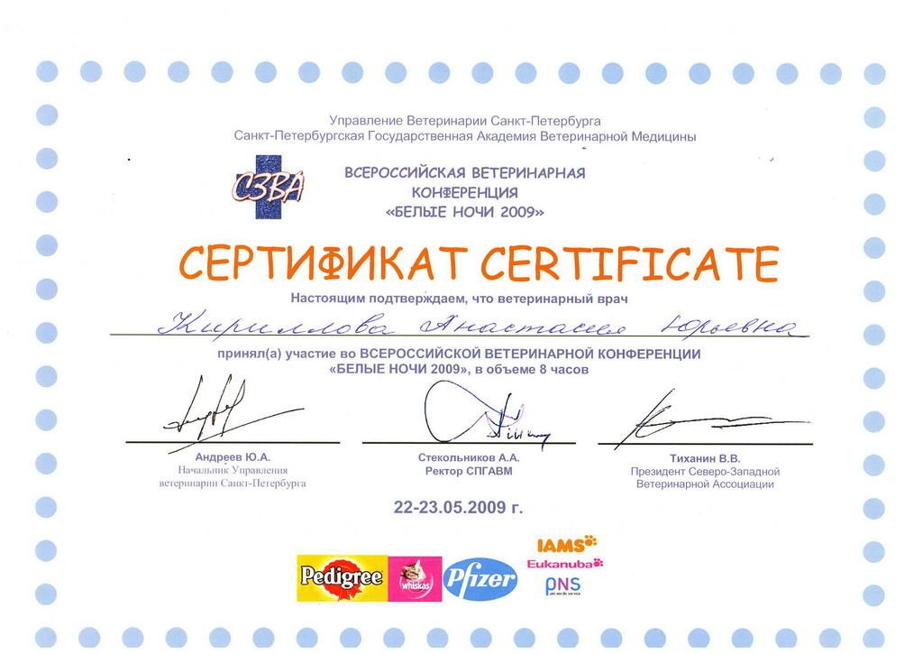 Документ или сертификат