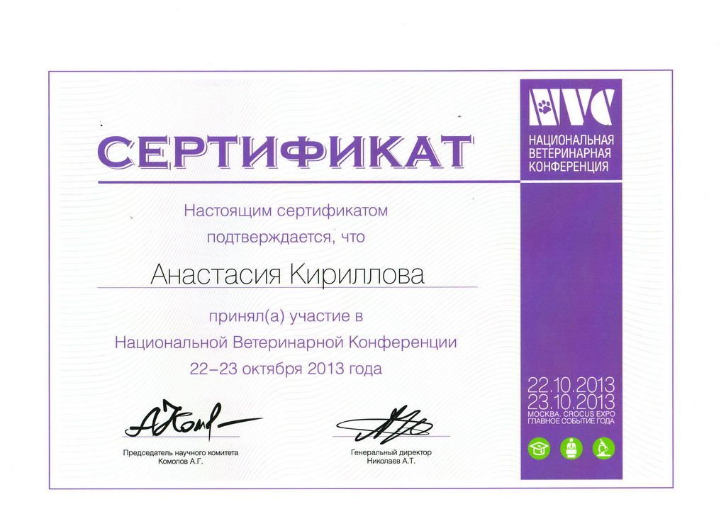Документ или сертификат