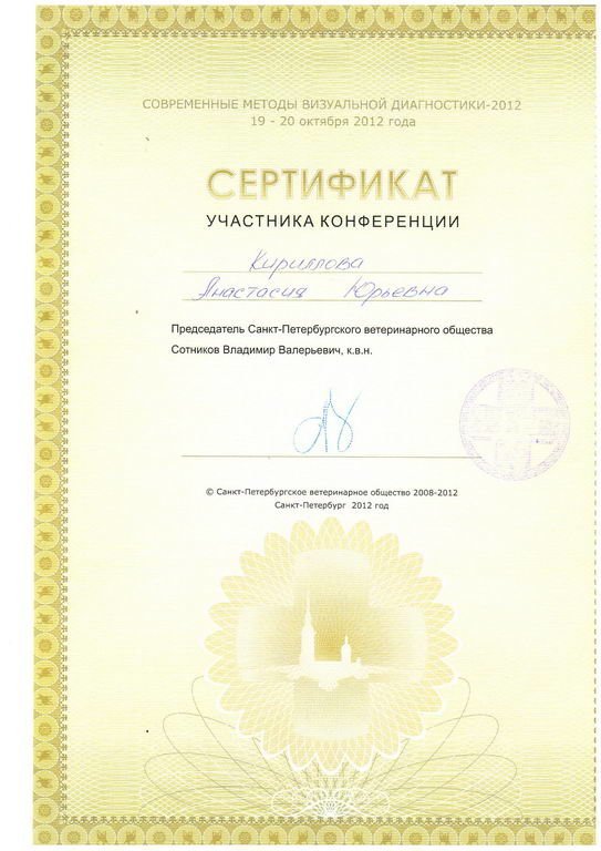 Документ или сертификат
