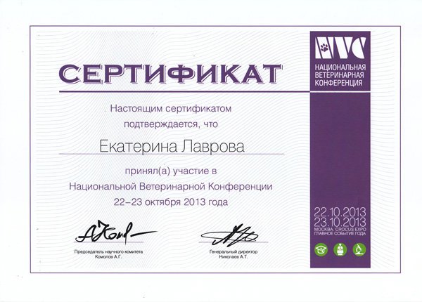 Документ или сертификат