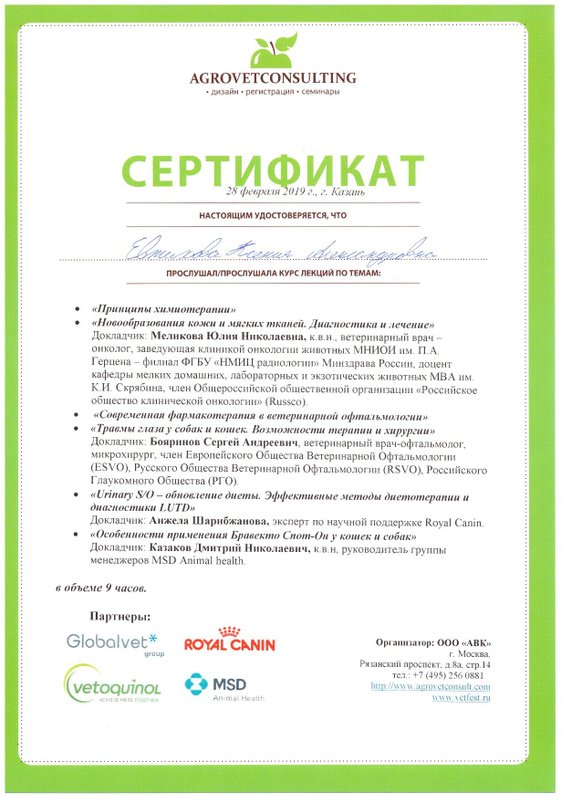 Документ или сертификат