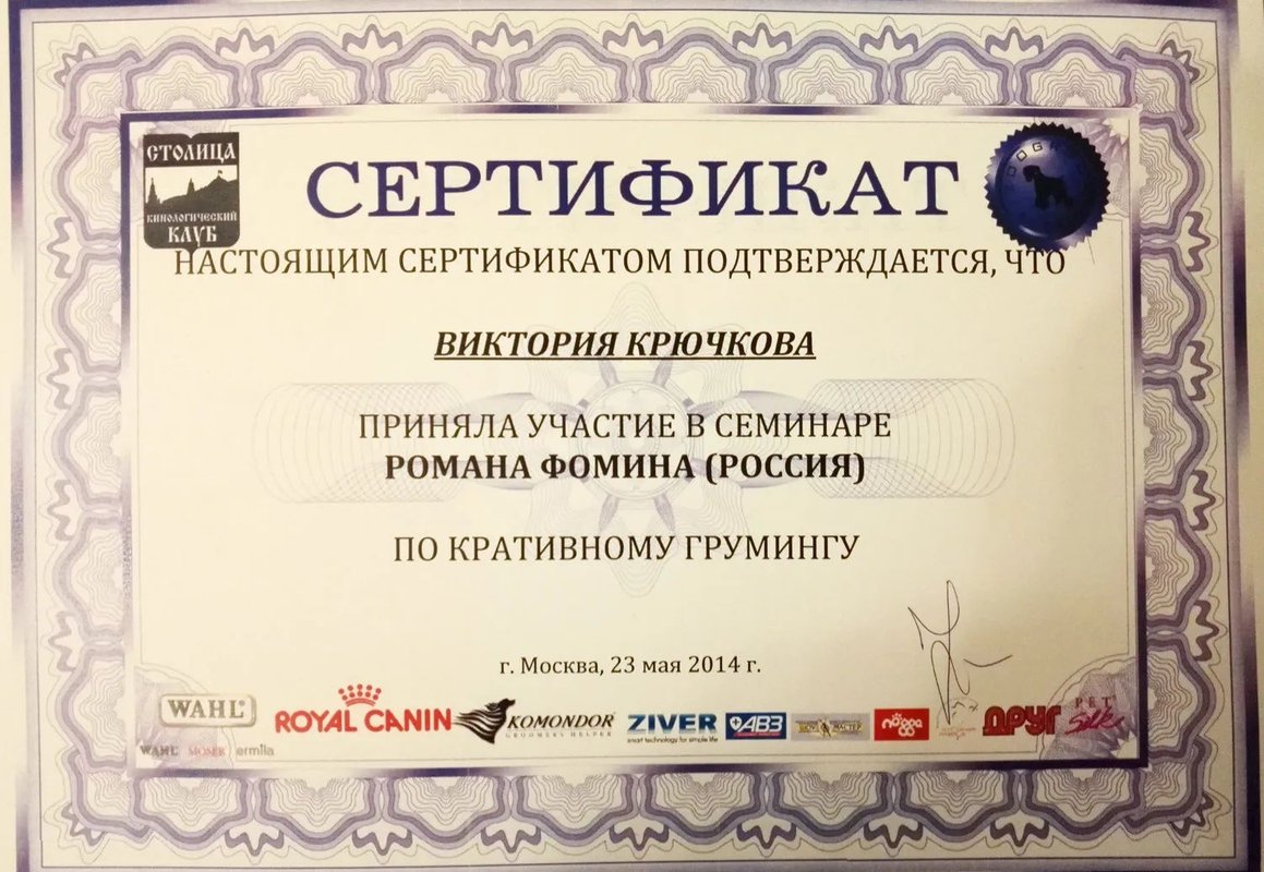 Документ или сертификат