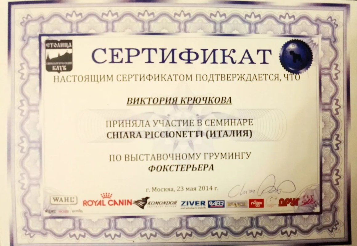 Документ или сертификат