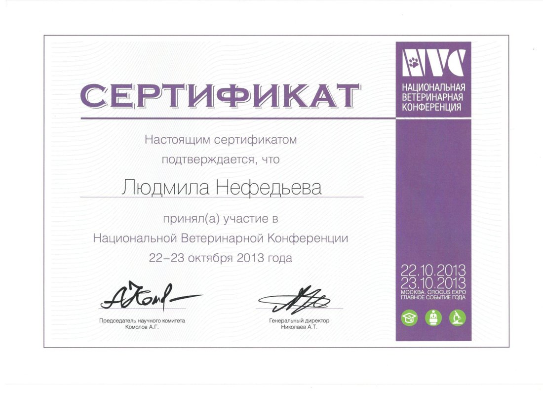 Документ или сертификат